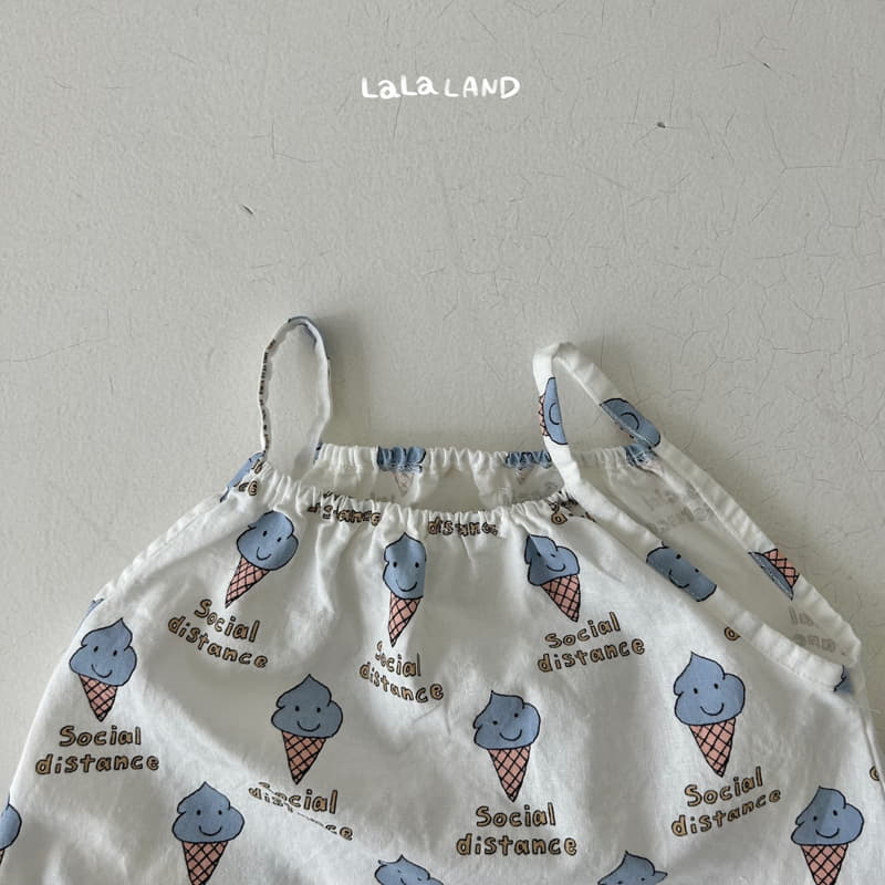 Lalaland - Korean Baby Fashion - #babywear - Bebe Lala Corn Overalls - 7