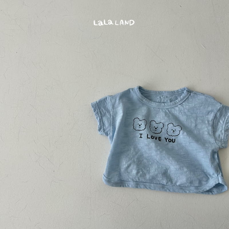 Lalaland - Korean Baby Fashion - #onlinebabyboutique - Bebe I Love You Top Bottom Set - 5