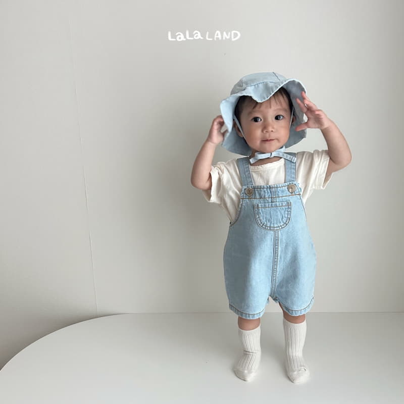 Lalaland - Korean Baby Fashion - #onlinebabyshop - Bebe Summer Dneim Dungarees - 12