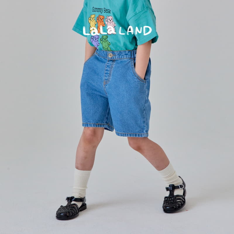 Lalaland - Korean Children Fashion - #Kfashion4kids - Denim SHorts - 10