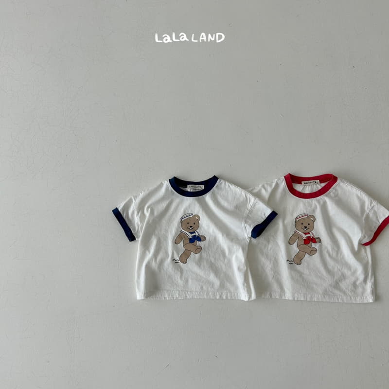 Lalaland - Korean Children Fashion - #childofig - Marine Bear Tee - 2