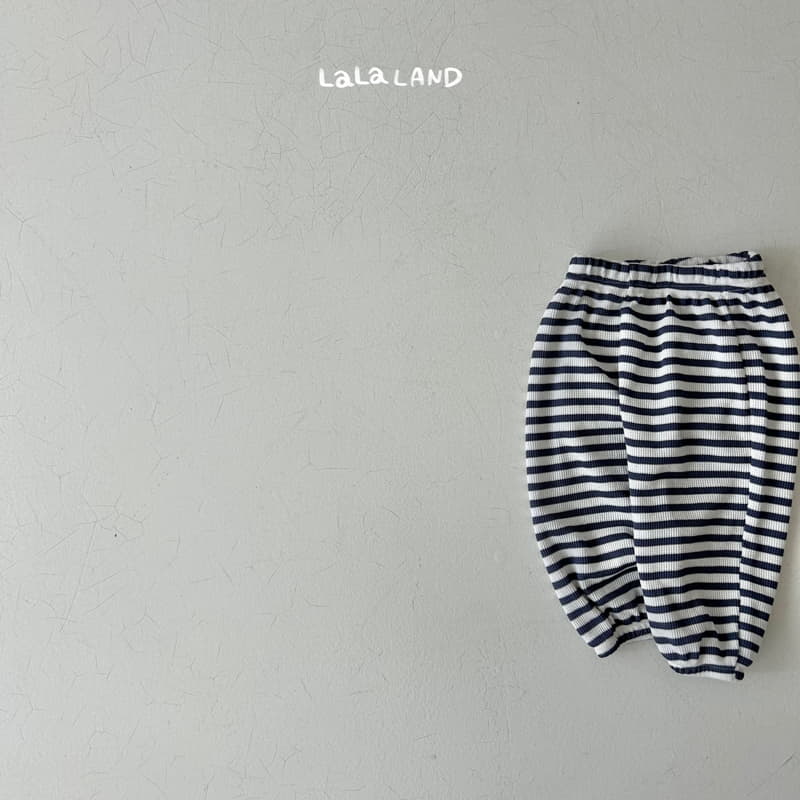 Lalaland - Korean Children Fashion - #childofig - Waffle Stripes Pants - 5