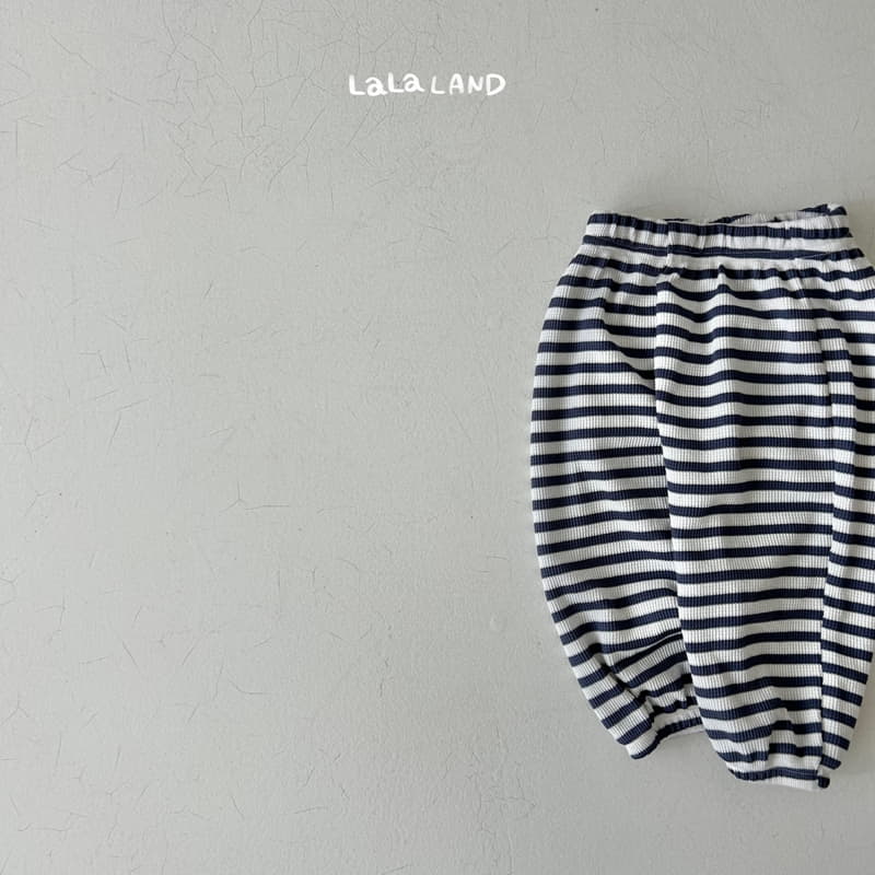 Lalaland - Korean Children Fashion - #childofig - Waffle Stripes Pants - 6