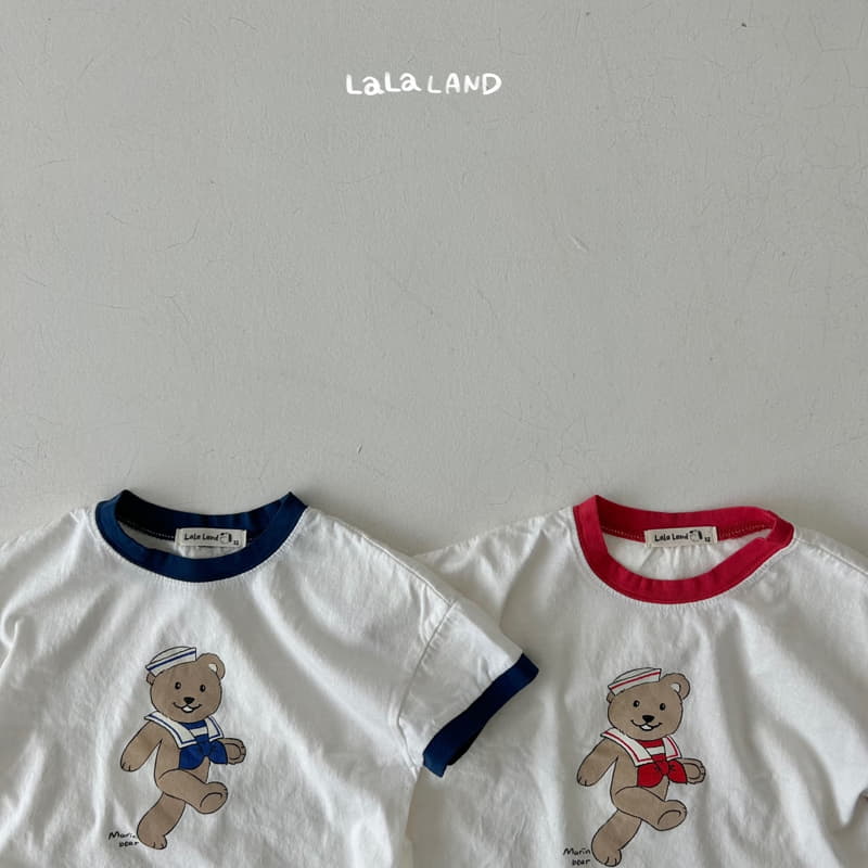 Lalaland - Korean Children Fashion - #childrensboutique - Marine Bear Tee - 3