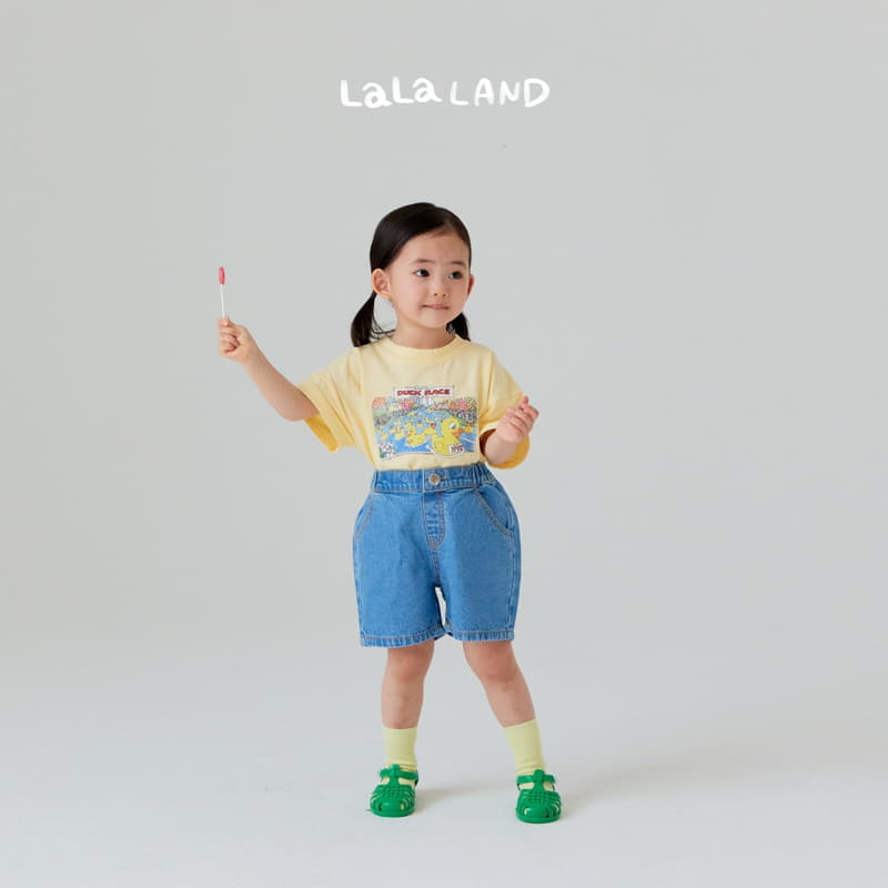 Lalaland - Korean Children Fashion - #childrensboutique - Denim SHorts - 3