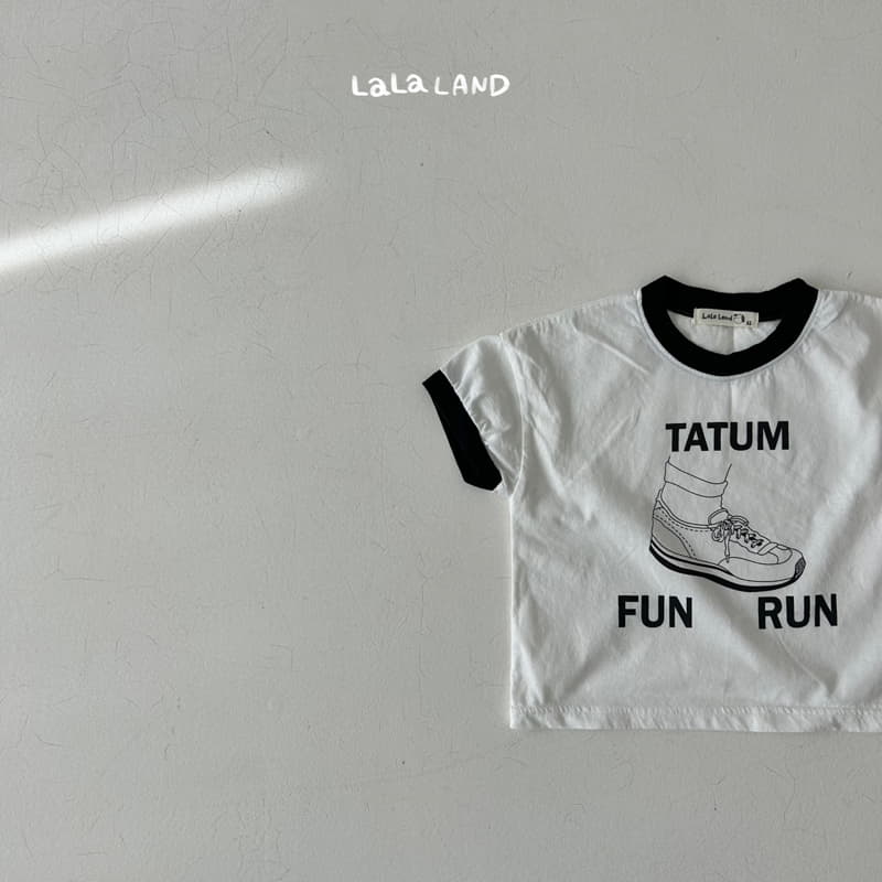 Lalaland - Korean Children Fashion - #designkidswear - Running Color Tee - 6