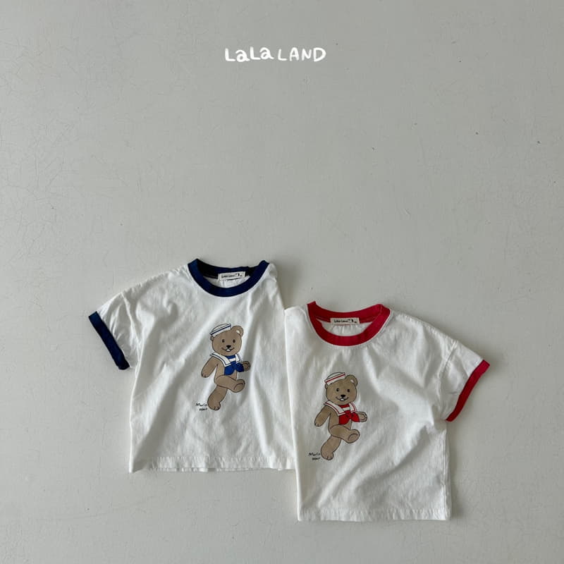 Lalaland - Korean Children Fashion - #childrensboutique - Marine Bear Tee - 4