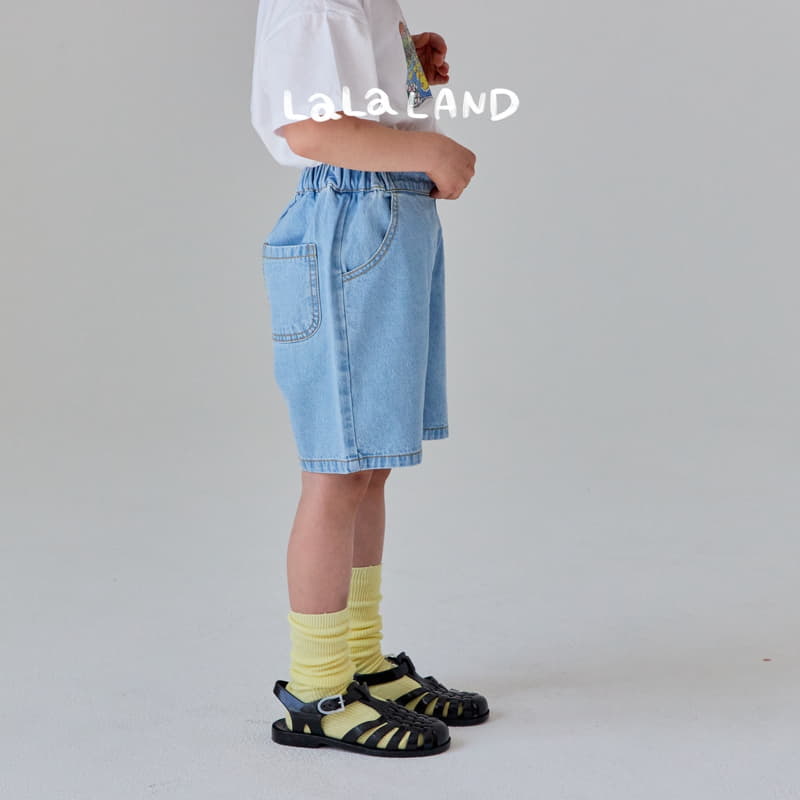 Lalaland - Korean Children Fashion - #childrensboutique - Denim SHorts - 4