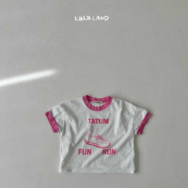 Lalaland - Korean Children Fashion - #fashionkids - Running Color Tee - 8