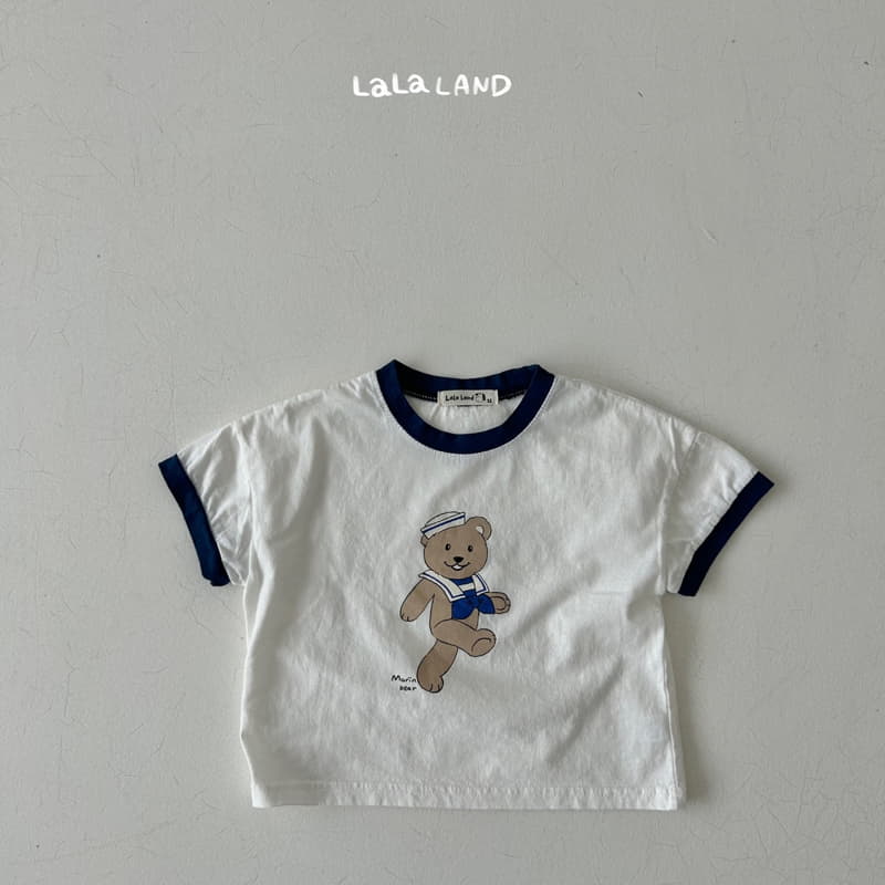 Lalaland - Korean Children Fashion - #fashionkids - Marine Bear Tee - 6