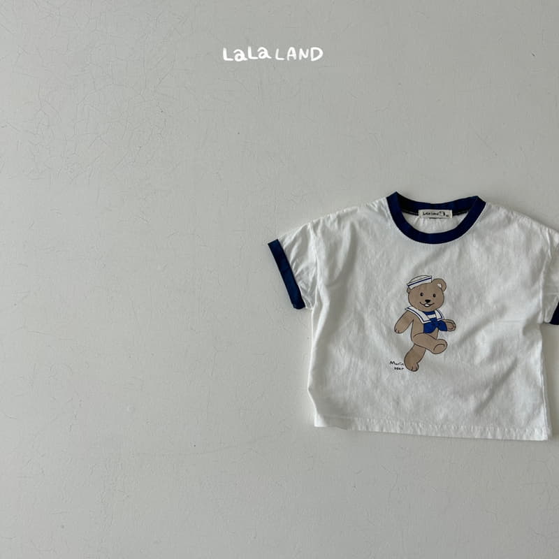 Lalaland - Korean Children Fashion - #kidsshorts - Marine Bear Tee - 7