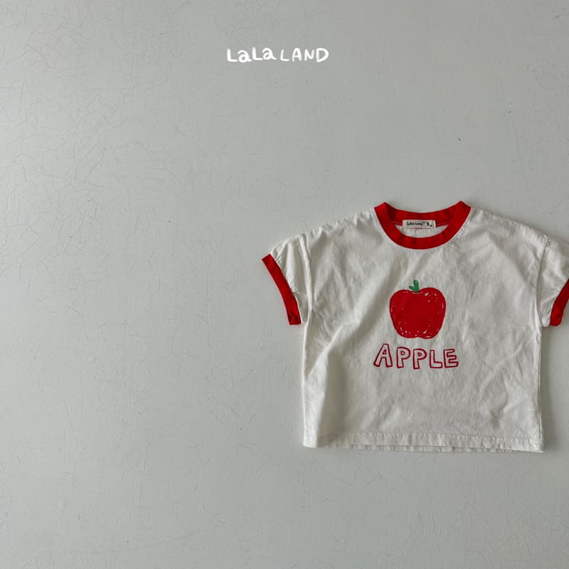 Lalaland - Korean Children Fashion - #kidsshorts - Apple Tee - 6