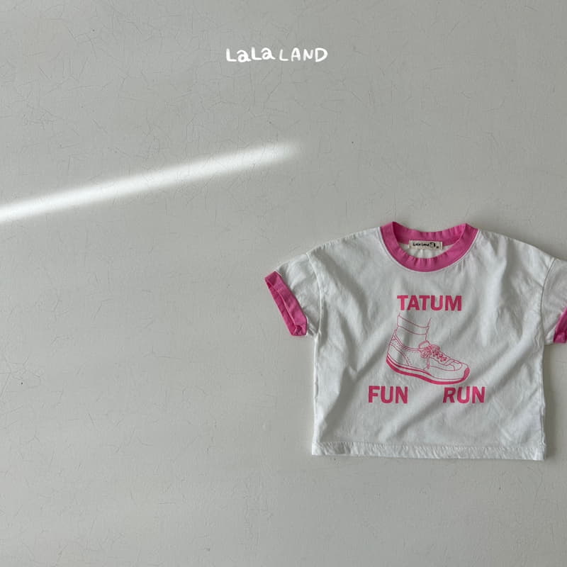 Lalaland - Korean Children Fashion - #kidsstore - Running Color Tee - 10