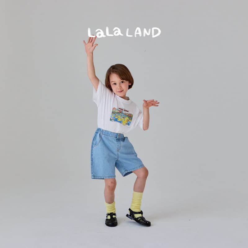 Lalaland - Korean Children Fashion - #kidsstore - Denim SHorts - 8