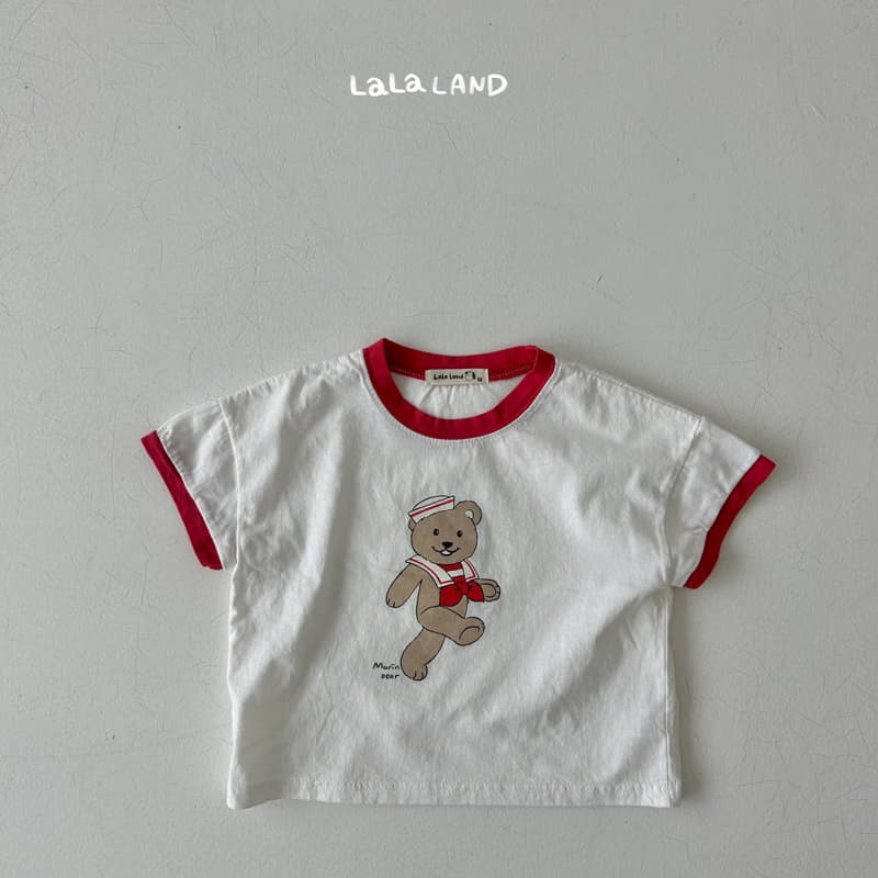 Lalaland - Korean Children Fashion - #littlefashionista - Marine Bear Tee - 11