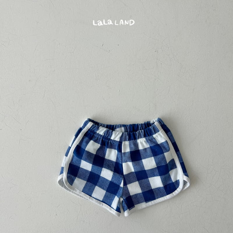 Lalaland - Korean Children Fashion - #littlefashionista - Terry Check Pants - 5