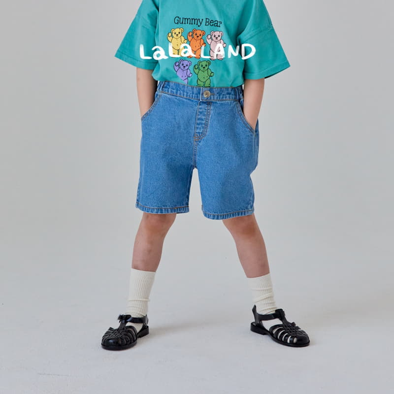 Lalaland - Korean Children Fashion - #littlefashionista - Denim SHorts - 11