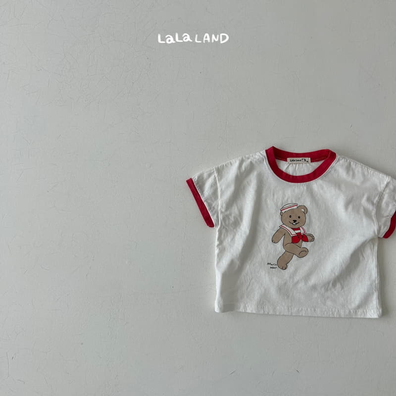 Lalaland - Korean Children Fashion - #magicofchildhood - Marine Bear Tee - 12