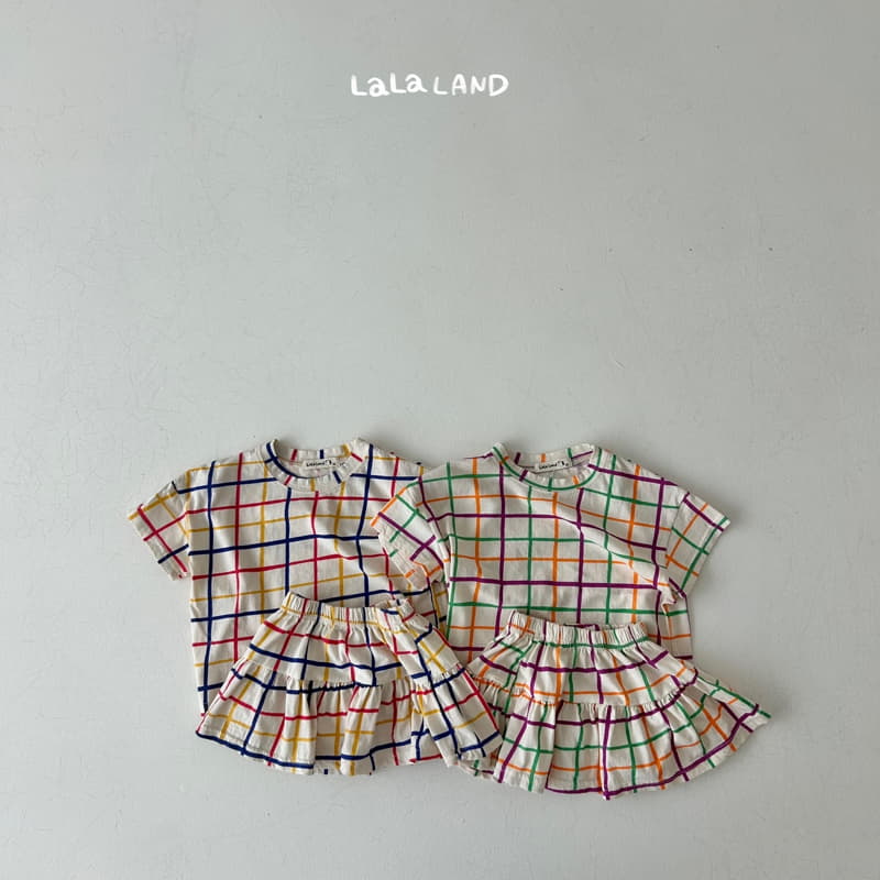 Lalaland - Korean Children Fashion - #magicofchildhood - Topic Check Tee - 11