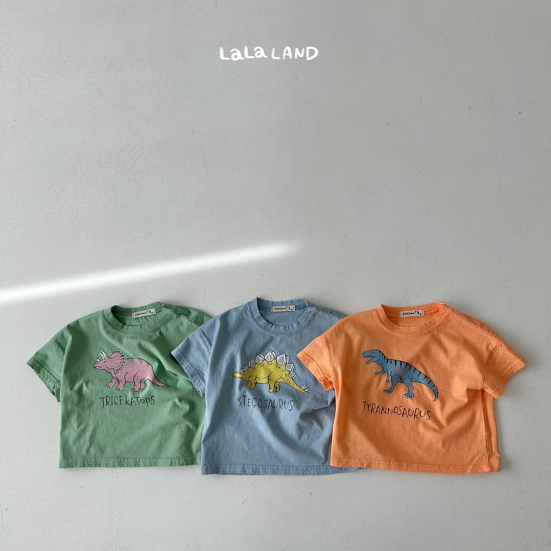 Lalaland - Korean Children Fashion - #prettylittlegirls - Dino Tee - 3