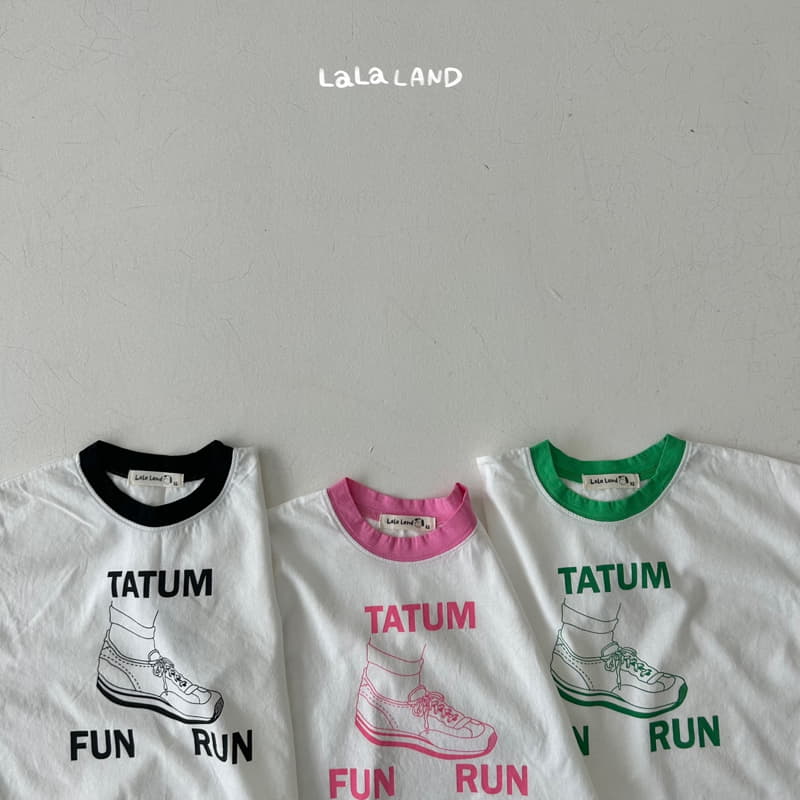 Lalaland - Korean Children Fashion - #toddlerclothing - Running Color Tee - 2