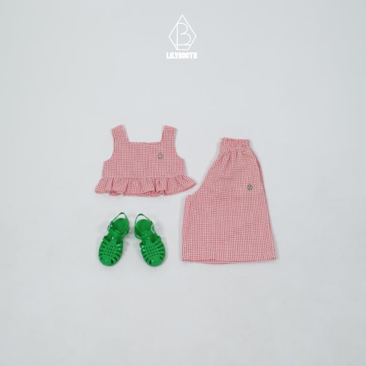 Lilybooth - Korean Children Fashion - #Kfashion4kids - Check Check Bustier - 5