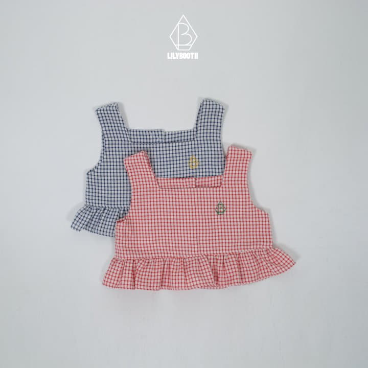 Lilybooth - Korean Children Fashion - #fashionkids - Check Check Bustier