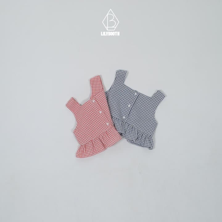 Lilybooth - Korean Children Fashion - #kidsshorts - Check Check Bustier - 2