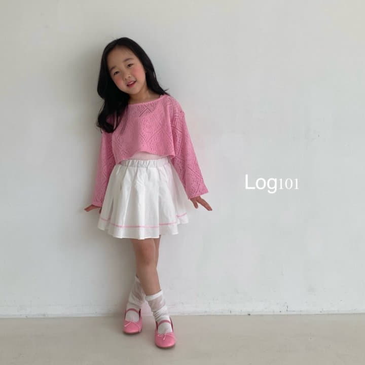 Log101 - Korean Children Fashion - #Kfashion4kids - Nature Crop Top Bottom Set - 2