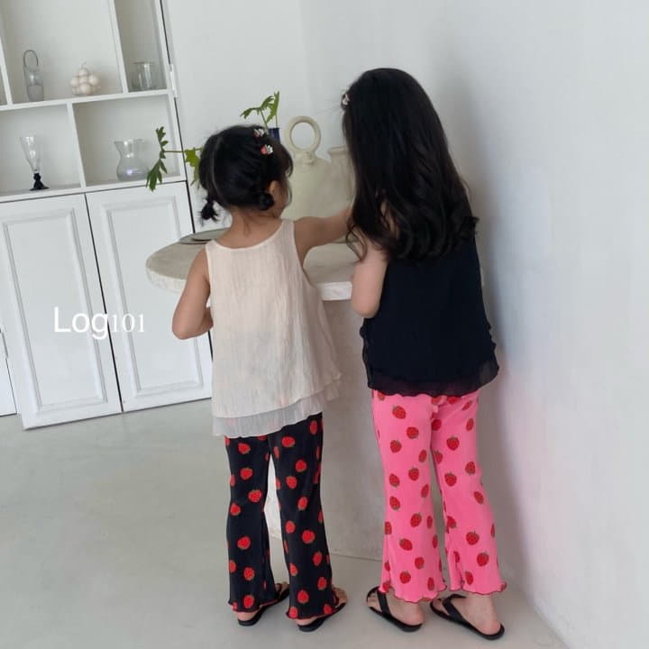 Log101 - Korean Children Fashion - #Kfashion4kids - Strawberry Pants - 6