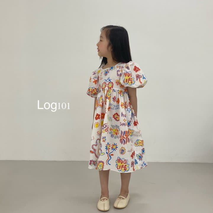 Log101 - Korean Children Fashion - #Kfashion4kids - Crayon One-piece