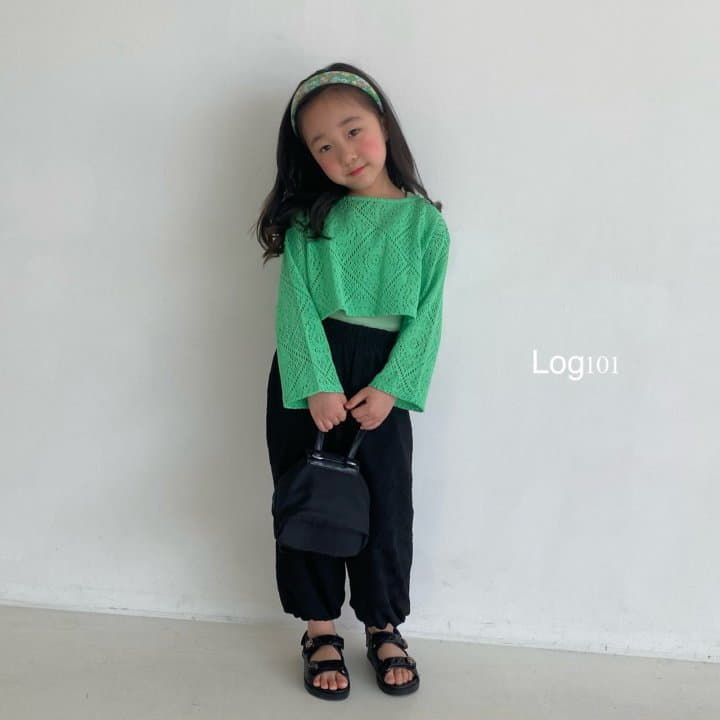 Log101 - Korean Children Fashion - #discoveringself - Nature Crop Top Bottom Set - 11