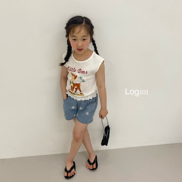 Log101 - Korean Children Fashion - #kidsshorts - Little Dear Sleeveless - 10