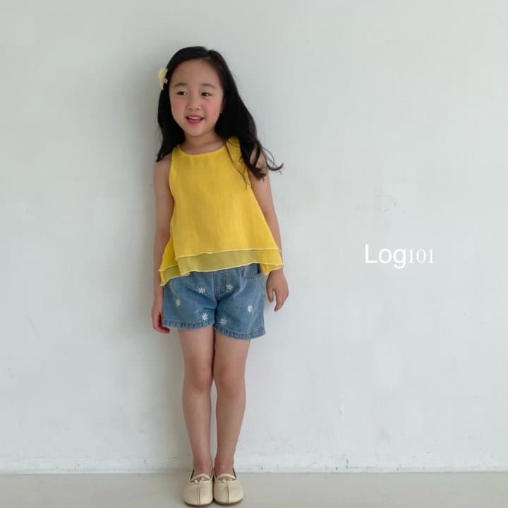 Log101 - Korean Children Fashion - #kidsshorts - Daisy Denim SHOrts