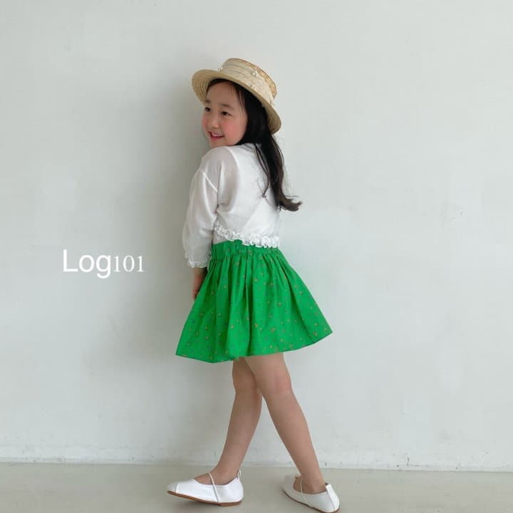 Log101 - Korean Children Fashion - #kidsstore - Flower Frill Skrit