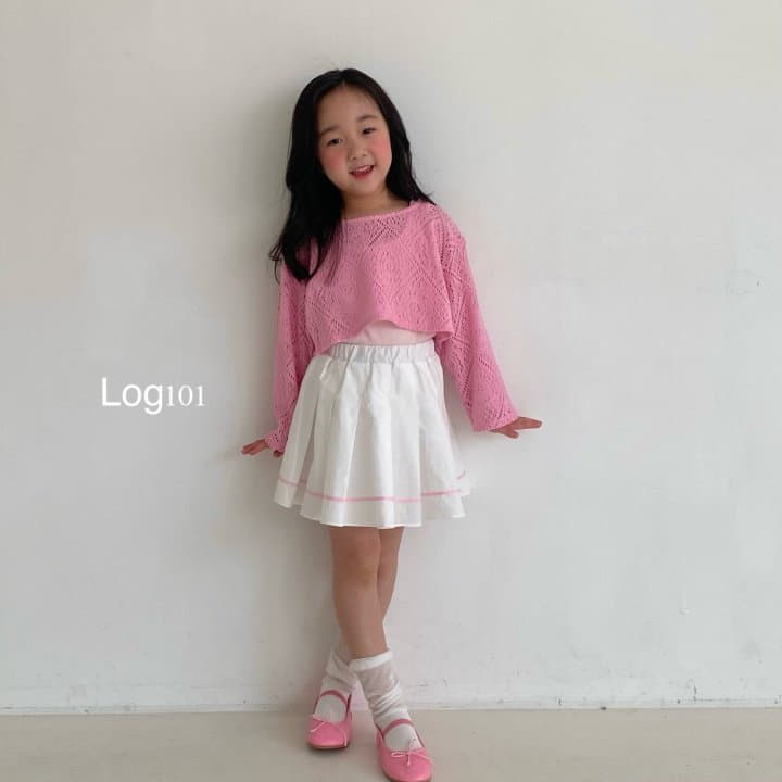 Log101 - Korean Children Fashion - #kidzfashiontrend - Nature Crop Top Bottom Set