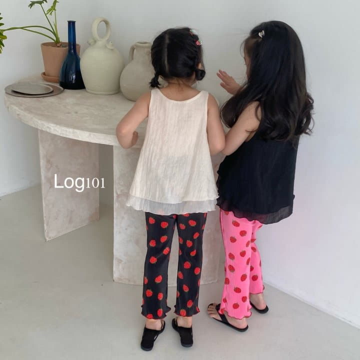 Log101 - Korean Children Fashion - #kidzfashiontrend - Strawberry Pants - 5