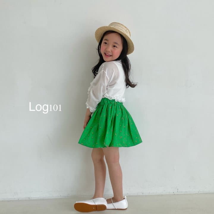 Log101 - Korean Children Fashion - #kidzfashiontrend - Flower Frill Skrit - 2