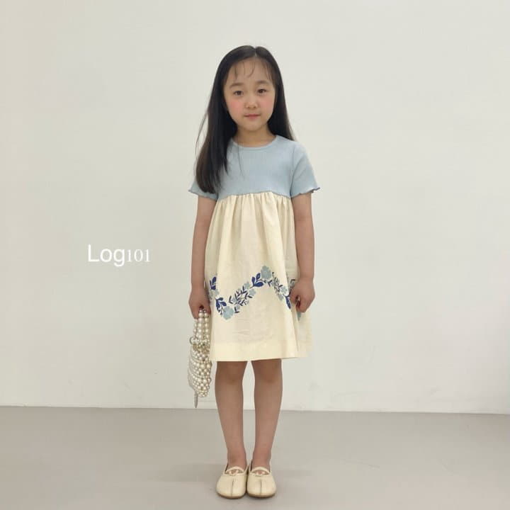 Log101 - Korean Children Fashion - #kidzfashiontrend - Summer Rose One-piece