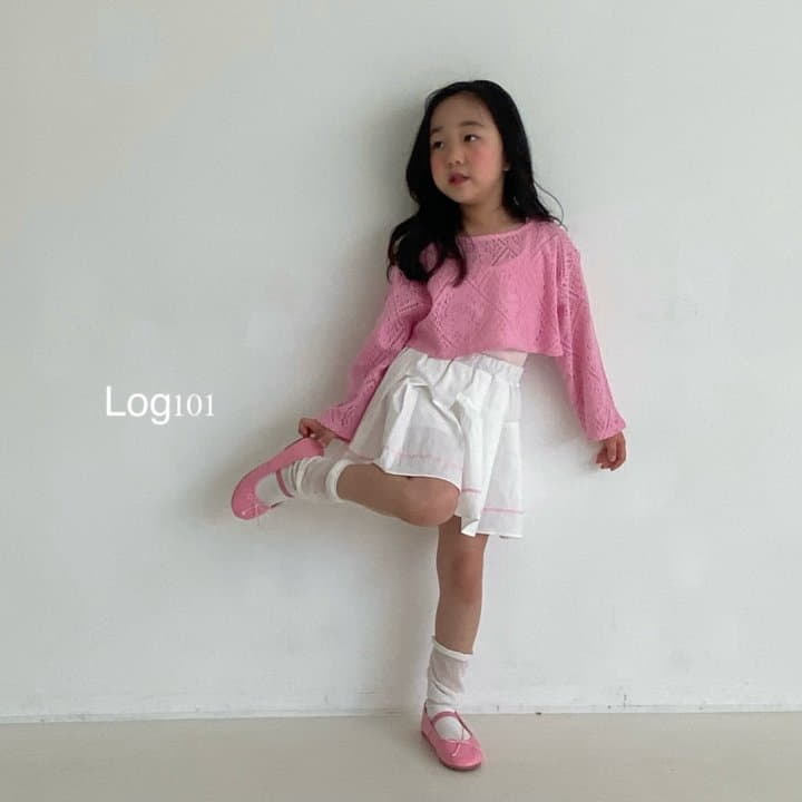 Log101 - Korean Children Fashion - #littlefashionista - Nature Crop Top Bottom Set - 3