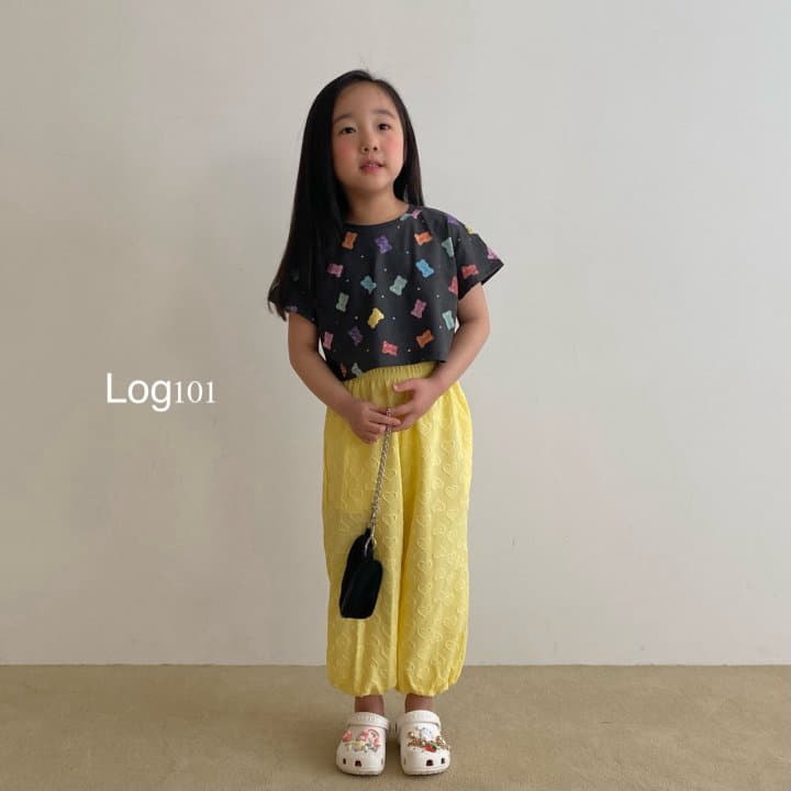 Log101 - Korean Children Fashion - #littlefashionista - Cube Ribo Crop Tee - 2