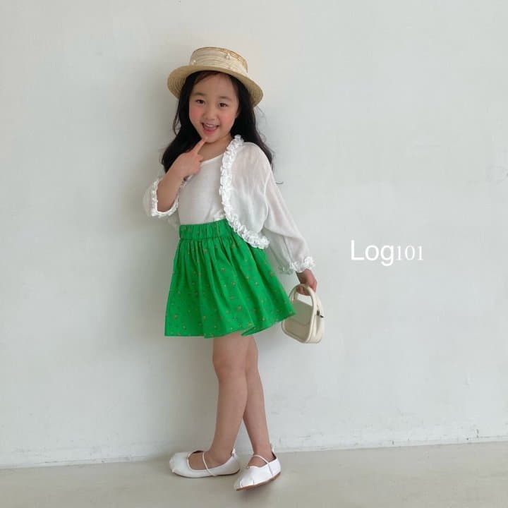 Log101 - Korean Children Fashion - #magicofchildhood - Flower Frill Skrit - 5