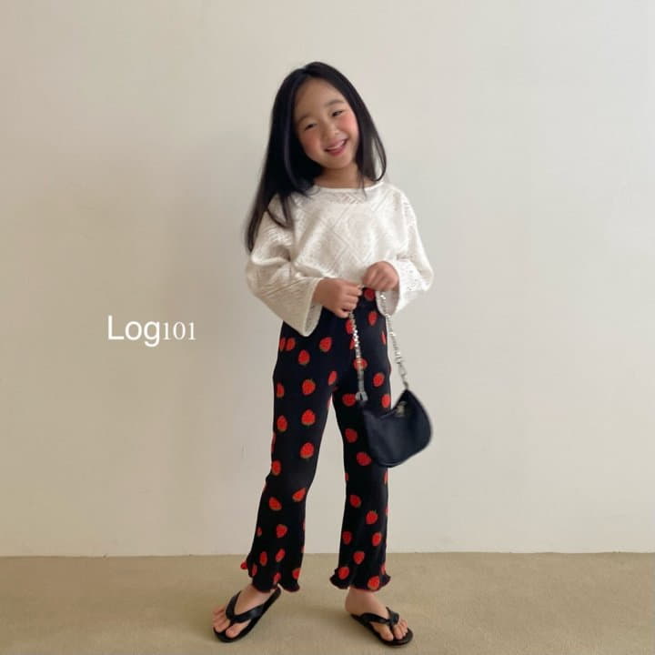 Log101 - Korean Children Fashion - #prettylittlegirls - Strawberry Pants - 10