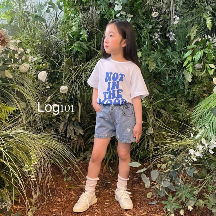 Log101 - Korean Children Fashion - #prettylittlegirls - Daisy Denim SHOrts - 8