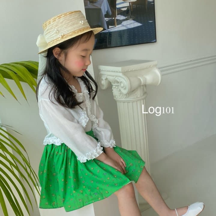 Log101 - Korean Children Fashion - #prettylittlegirls - Flower Frill Skrit - 7