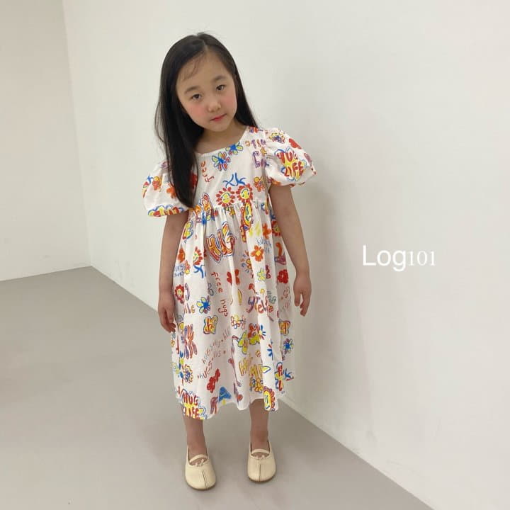 Log101 - Korean Children Fashion - #prettylittlegirls - Crayon One-piece - 5