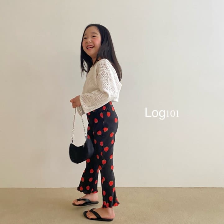 Log101 - Korean Children Fashion - #todddlerfashion - Strawberry Pants - 11