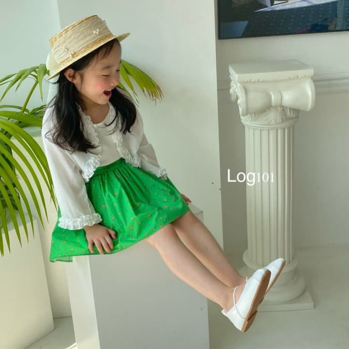 Log101 - Korean Children Fashion - #todddlerfashion - Flower Frill Skrit - 8