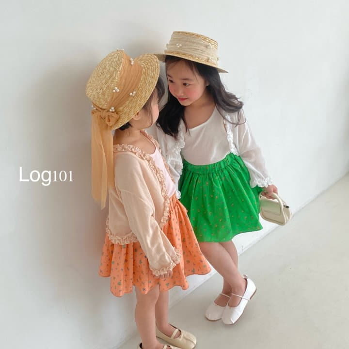 Log101 - Korean Children Fashion - #toddlerclothing - Flower Frill Skrit - 9