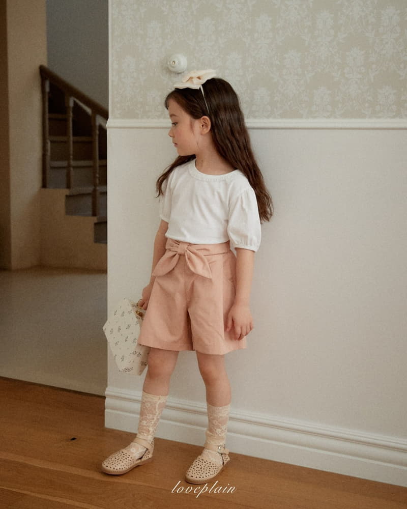 Loveplain - Korean Children Fashion - #littlefashionista - Ribbon Shorts - 10